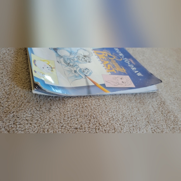 Vintage Walter Foster Disney's How to Draw Beauty and the Beast (1993, Trade Pap - Picture 9 of 12